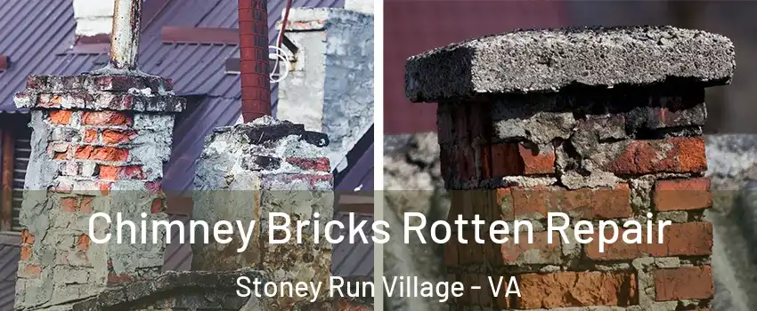 Chimney Bricks Rotten Repair Stoney Run Village - VA