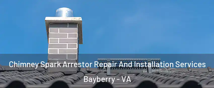 Chimney Spark Arrestor Repair And Installation Services Bayberry - VA