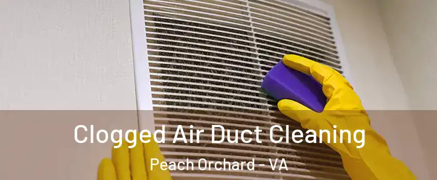 Clogged Air Duct Cleaning Peach Orchard - VA