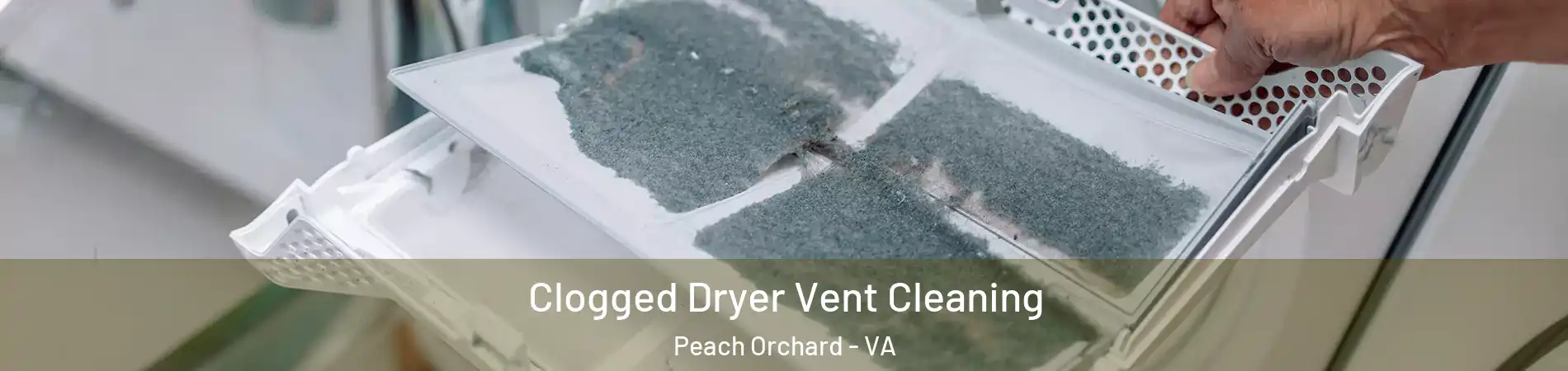 Clogged Dryer Vent Cleaning Peach Orchard - VA