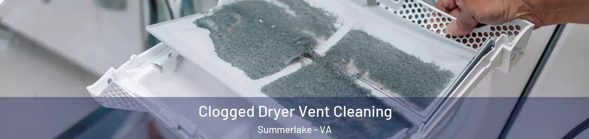 Clogged Dryer Vent Cleaning Summerlake - VA