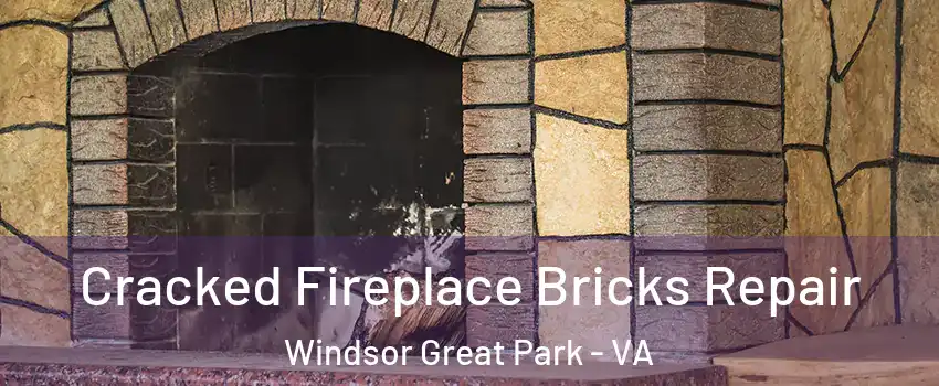 Cracked Fireplace Bricks Repair Windsor Great Park - VA