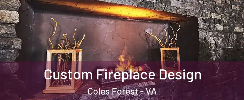 Custom Fireplace Design Coles Forest - VA