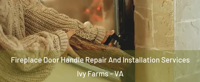 Fireplace Door Handle Repair And Installation Services Ivy Farms - VA