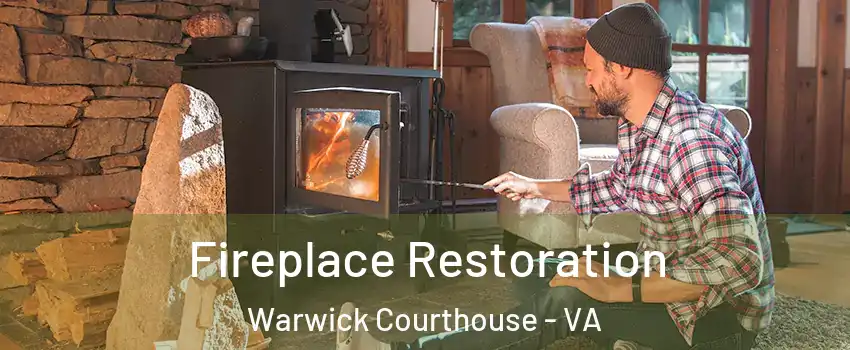 Fireplace Restoration Warwick Courthouse - VA