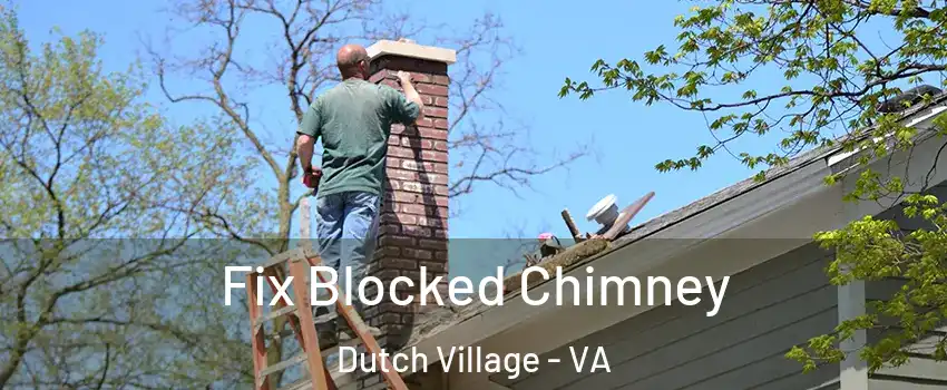 Fix Blocked Chimney Dutch Village - VA