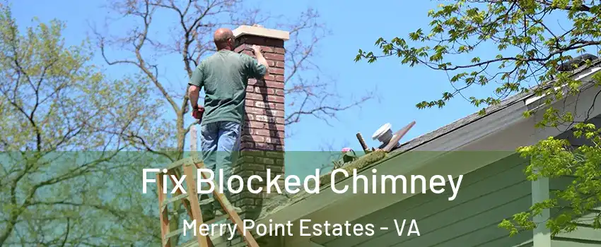 Fix Blocked Chimney Merry Point Estates - VA