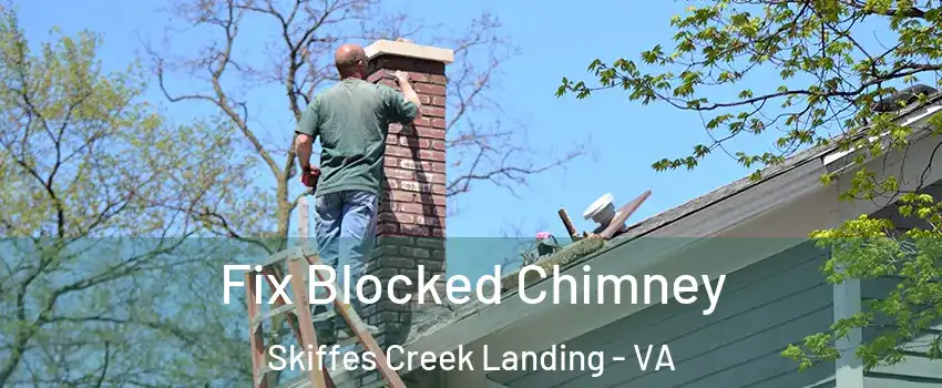 Fix Blocked Chimney Skiffes Creek Landing - VA