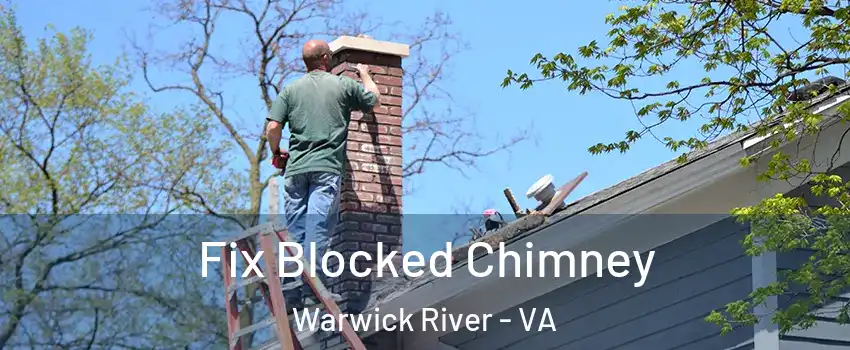 Fix Blocked Chimney Warwick River - VA