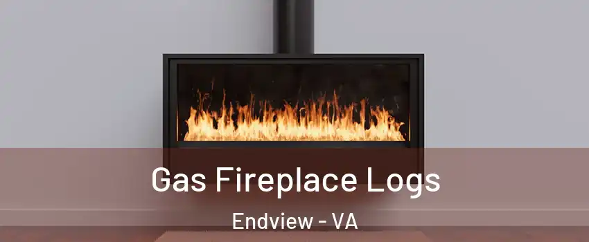 Gas Fireplace Logs Endview - VA