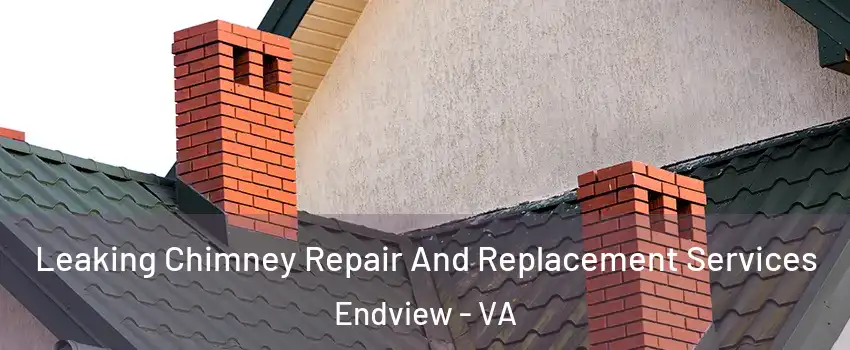 Leaking Chimney Repair And Replacement Services Endview - VA