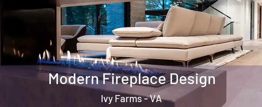 Modern Fireplace Design Ivy Farms - VA